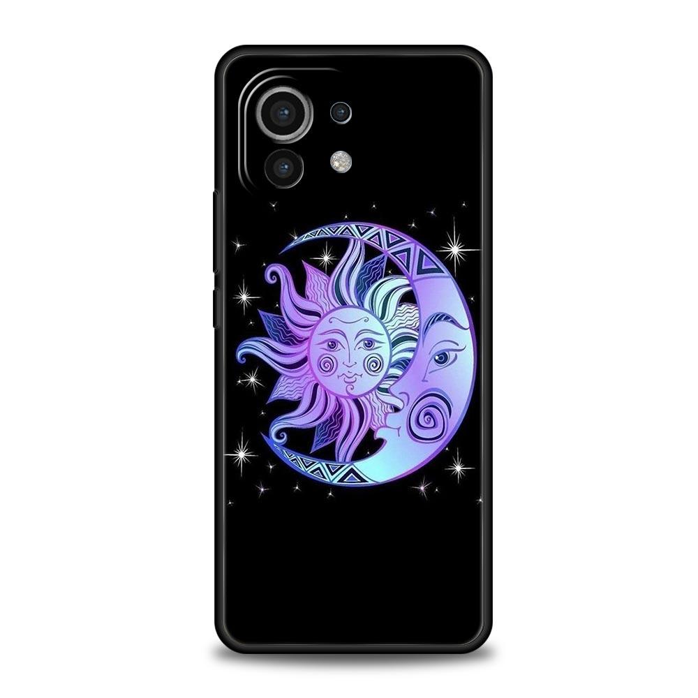 Phone Case Cover for Xiaomi Mi 17 15 14 13 12 11 Ultra 15T 14T 13T 12T 11T Pro Lite 5G Soft TPU Capas Funny Sun Moon Face Fundas