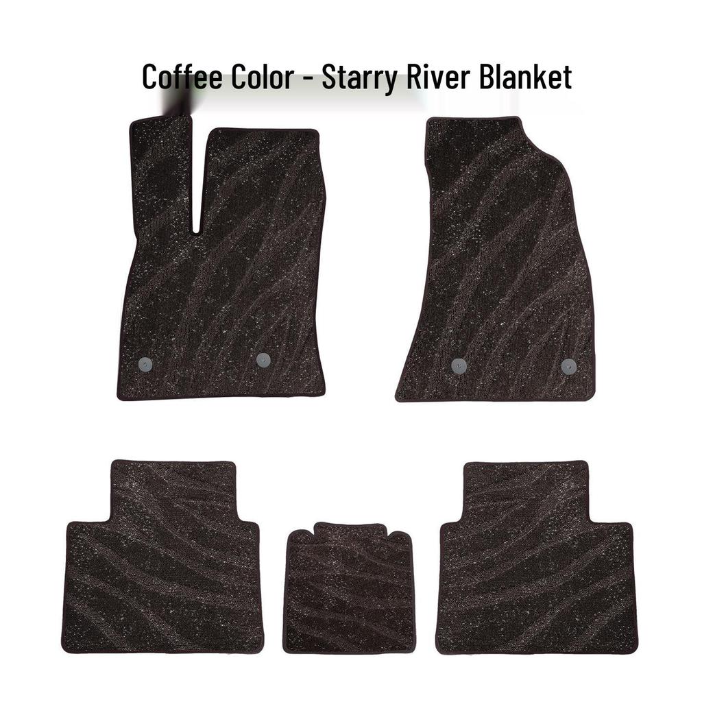 Geely Galaxy A7 Velour Car Floor Mats - Wear-Resistant Star River Carpet