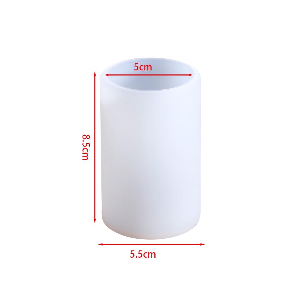 Cylinder Silicone Mold Hexagon Epoxy Resin Mould for DIY Epoxy Resin Candle Casting Molds Crafts Home Table Decoration