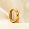 Fashion Tungsten Steel 4MM/6MM Ring for Women Cut Polygonal Couple Rings Wedding Party Jewelry and Accessories
