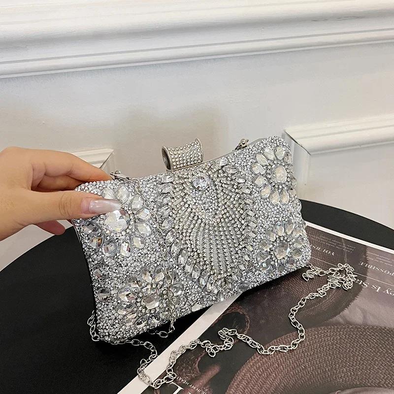 Fashionable Versatile Exquisite Lipstick Bag Shoulder Light Luxury Nightclub Diagonal Shoulder Bag