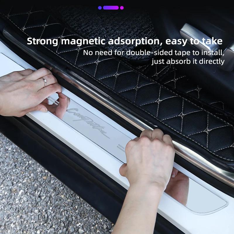 Custom Wireless LED Door Sill Ambient Light for Mitsubishi Outlander Lancer 9 EX ASX Pajero L200 Colt Eclipse Ralliart Delica