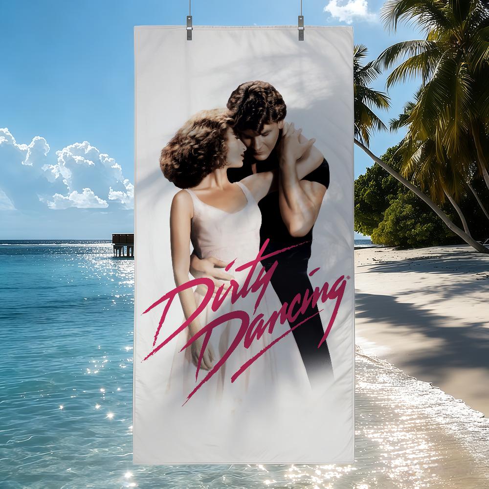 

Classic Film Dirty D-dancing Towel Quick Drying Beach Towels Are Suitable For Swimming Pools Camping Yoga And The Gym W30*H60(CM)