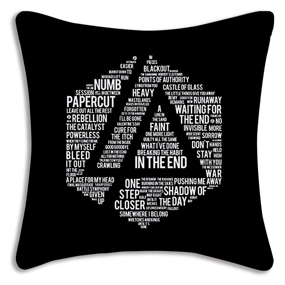 World Famous Rock Band Linkin P-Park Pillow Covers Sofa Decorative Home Double-Sided Printing Short Plush Cute Cushion Cover