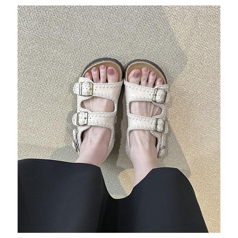 

Cowhide version~ thick-soled slippers for women, beach cool slippers are versatile and casual, and sandals are worn outside. 40