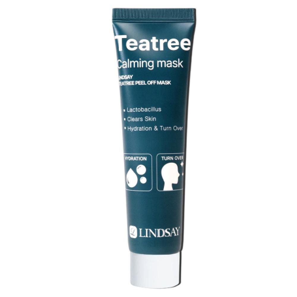 Lindsay Cooling Calming Moisturizing Turnovers Tea Tree Calming Mask Peel Off Pack 70ml