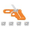 1Pc Rounded Arc Manual Planer Tool Woodworking Edge Band Trimmer Manual Trimming Knife Corner Planer Chamfering Fillet Scraper