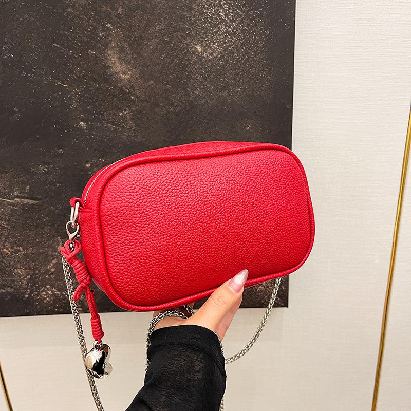 Simple Casual Small Bag Women's New Versatile Commuter Shoulder Bag Fashion Chain Messenger Bag