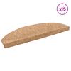 Self Adhesive Stair Protectors 15 pcs Beige 80 x 24.5 x 3.5 cm