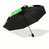1pc Colorful Birds Pattern Automatic Folding Umbrella, Portable & Foldable Design with 8 Ribs, Casual Outdoor Accessory Yy250805065