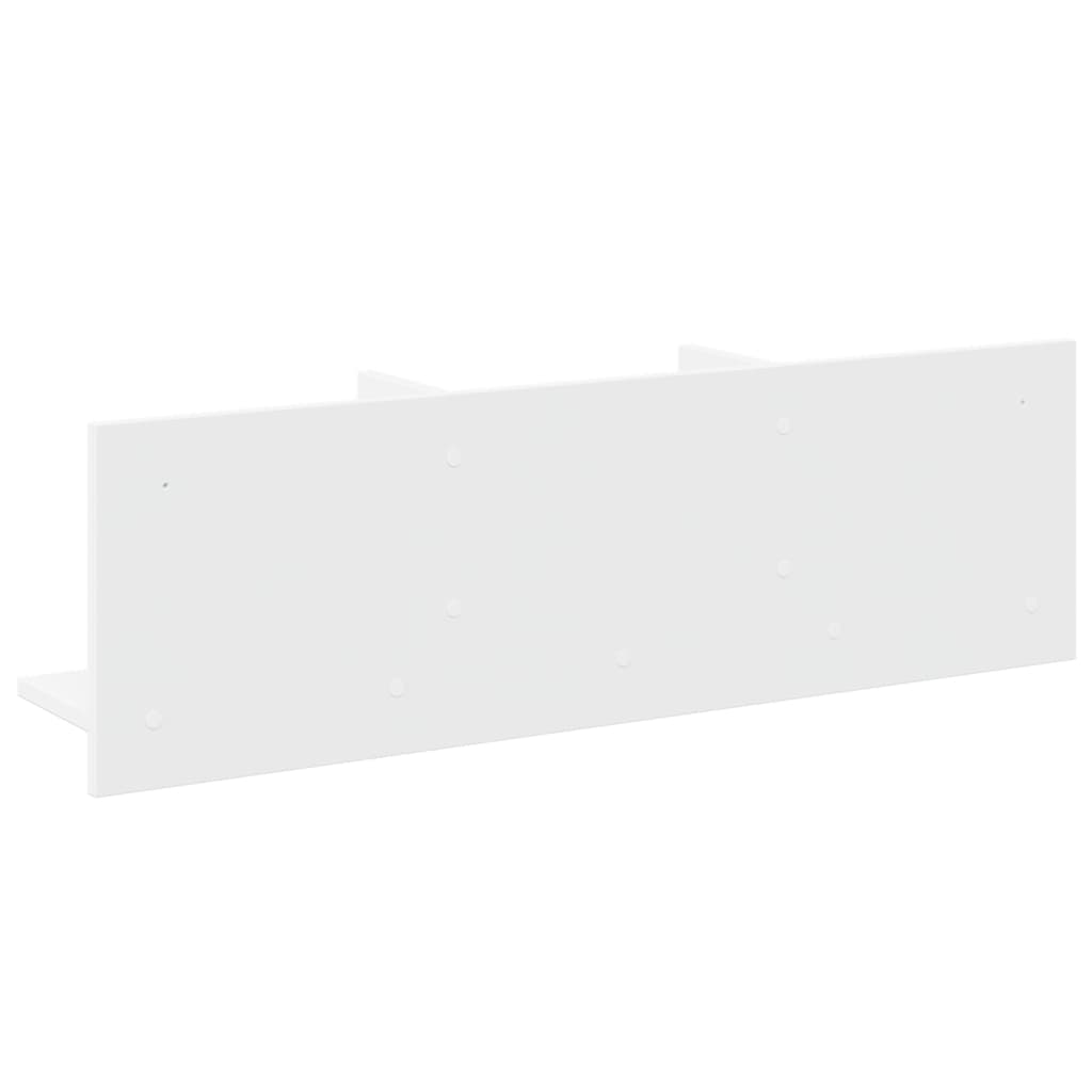 Vidaxl Półka Ścienna, 100X16,5X30 Cm, Biała, Materiał Drewnopochodny