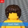 10pcs/lot MOC Bricks Female Hairs Model Action Figure Toy Kids Educational Building Blocks Assembled Toys