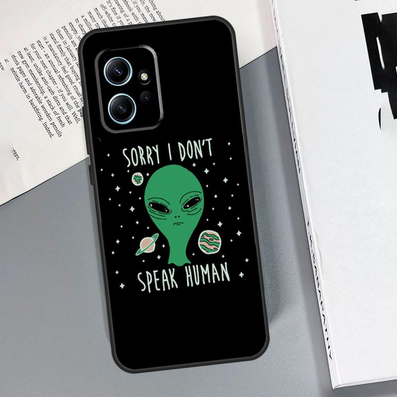 Cartoon Space Alien UFO Case For Xiaomi Redmi Note 12 11 10 9 8 Pro 11S 10S 9S 12S Redmi 12 9C 10C 12C Back Cover
