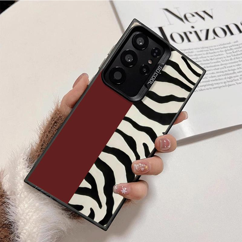 Leopard Print Trend Desgin Shockproof Phone Case for Samsung Galaxy S26 Edge S25 Ultra S24 FE S23 Plus S21 Cover Anti Fall Funda