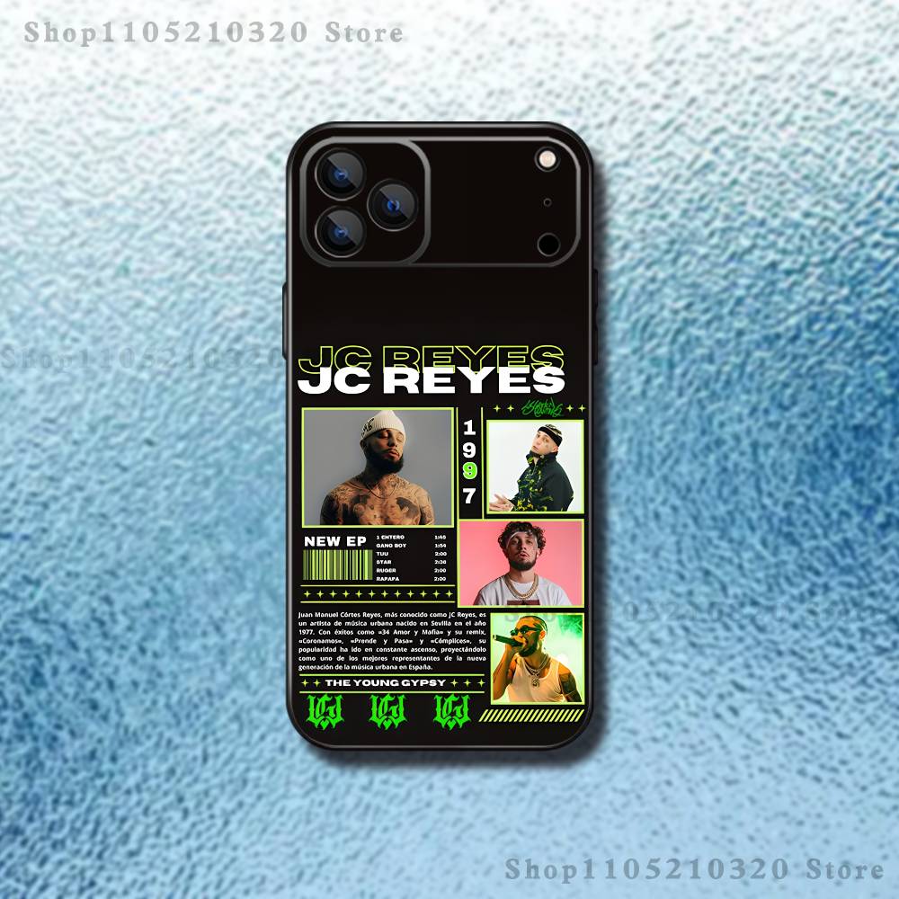 J-JC R-REYES Tour 2025 Phone Case For iPhone 17,16,15,14,13,12,11,Pro Max,XSX,,XR,SE,Mini,8,7,Soft Silicone Black Cover