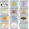 Italian Charm Bracelet Links Cartoon Animals Stainless Steel Modules Men Women Gift Italian Charm Bracelet