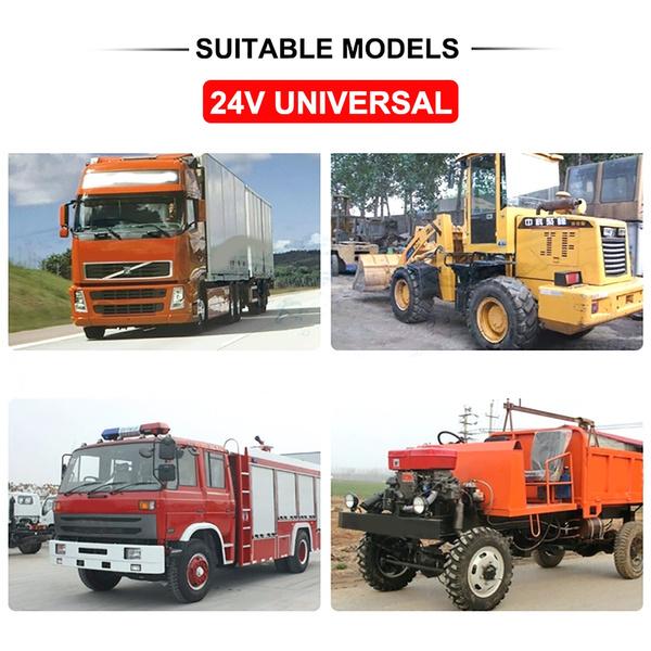 2PCS Trailer Truck Caravan Boat Car Led Rear Stop Tail Light 24V Waterproof Flow Steering Brake Reversing Traffic Fog Lamp