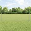 VidaXL Welded Wire Fence with 5 U-Posts Silver 0.6x10 M Steel 3336320