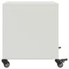 Nightstand White 36 x 39 x 43.5 cm Steel