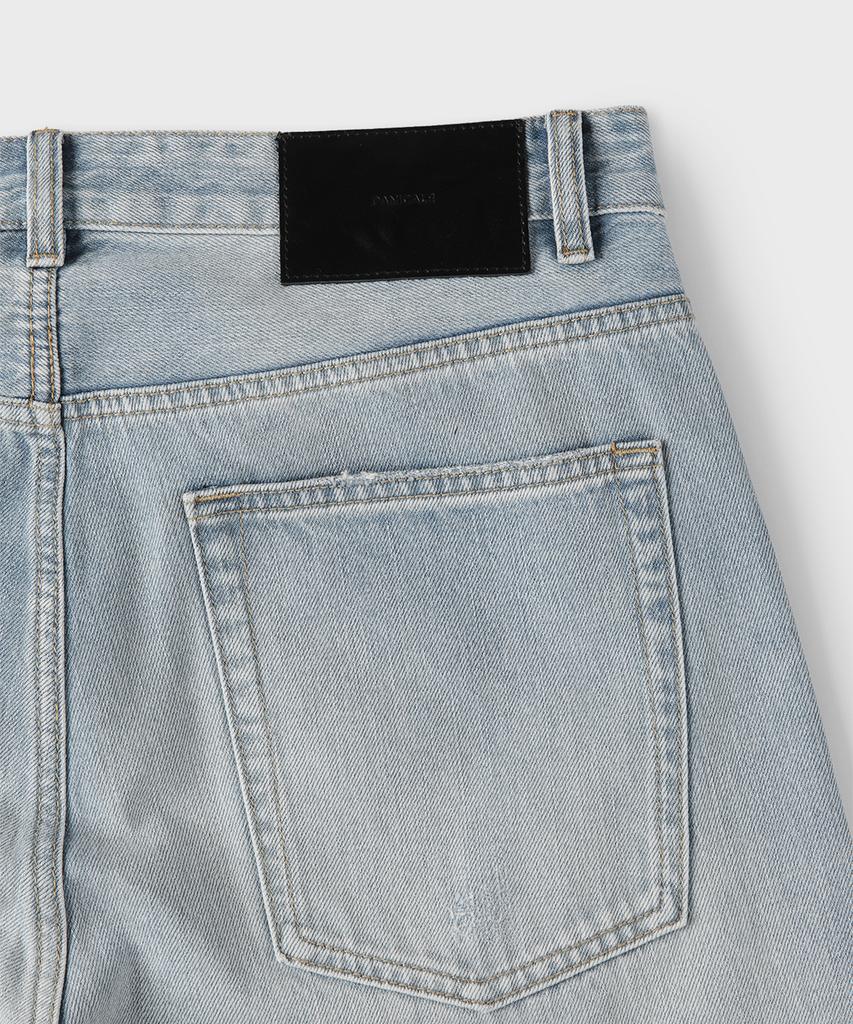 PANICALE Light Blue Wide Denim Pants