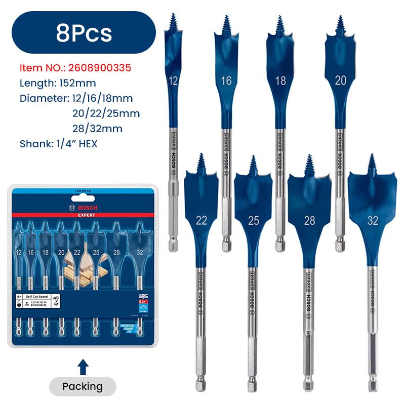 

Свердла Bosch Expert Самонарізна різьба для свердління по дереву