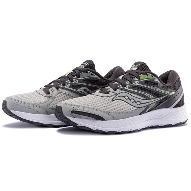 SAUCONY Cohesion 13 Low Top Running Shoes Men's Gray Brown S20559-2