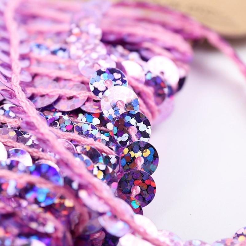 Practical Costume Embellishment Sheets High Reflection Plastic Sequins for Dancewear Party Attire Craft Projects