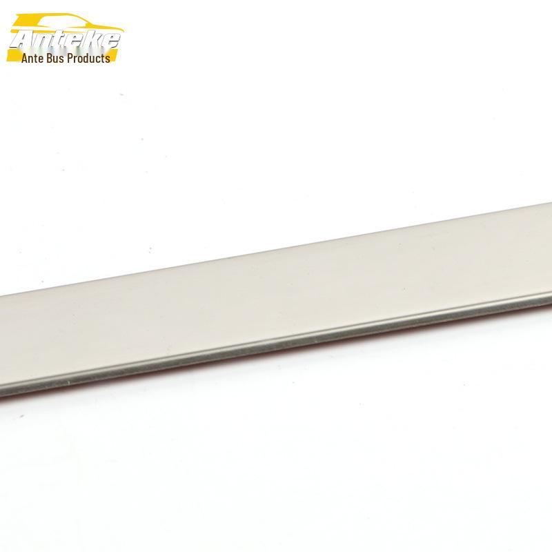 5 Series Tailgate Trim Sticker: Stainless Steel Anti-Scratch Bumper Strip Accessory