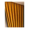 Ready To Use Sea Sparse Pleated Fund Curtain Dark Yellow