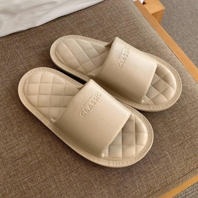 

Simple, New, Lightweight, Soft-soled Flip-flops for Women s Indoor Bathroom Shoes with A Feeling of Stepping on Feces 35-36 хаки