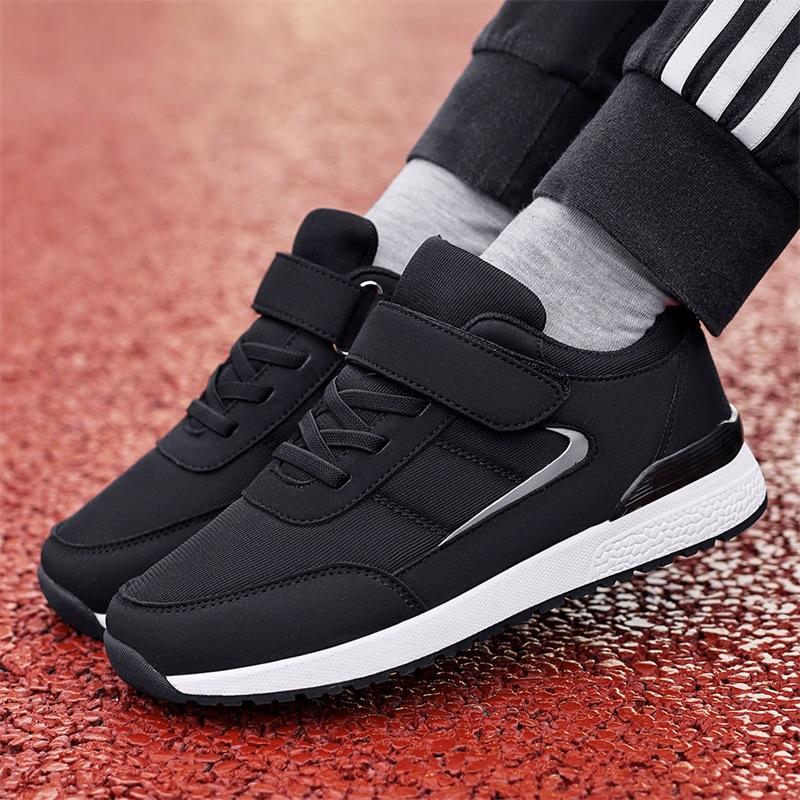 Autumn and winter middle-aged and elderly walking shoes thick-soled non-slip travel shoes mesh running shoes mother shoes women comfortable Yue elder