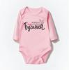 Unisex Cotton Romper for Newborns with Cute Printed Design - Perfect for Spring/Summer Birthday Photos