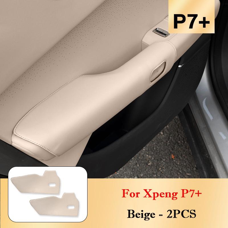 For Xpeng G6 P7+ Xiaopeng Car Door Handle Cover Leather All Inclusive Door Handle Anti Dirty Protection Pad Interior Accessories