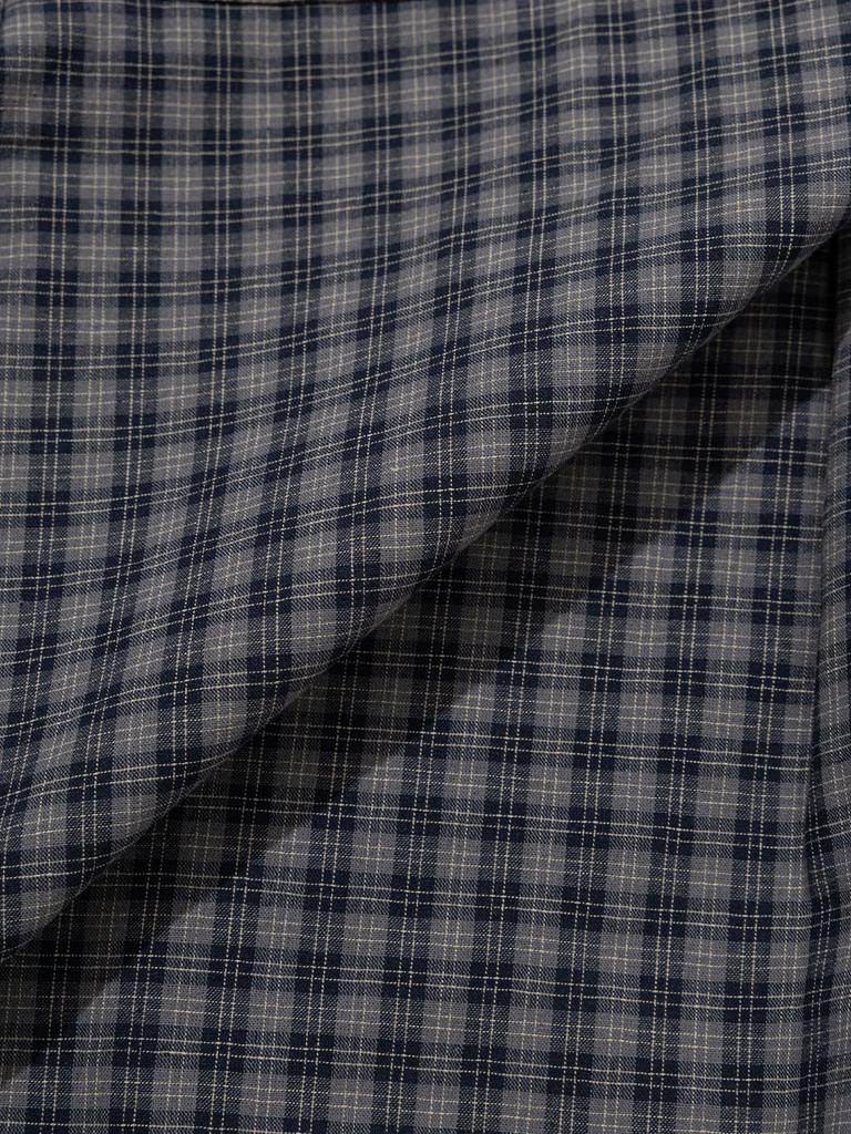 Eogeulliswedou Checkered Double Blouse (Navy)