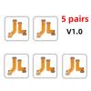 1/5 Pairs Replacement R2 L2 L1 R1 Trigger Button Ribbon Flex Cable for PS5 Dualsense Controller BDM-010 020 Motor Connect Cable 5