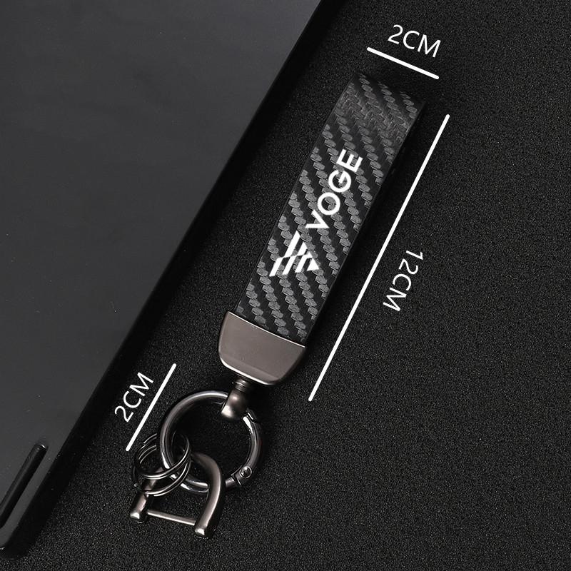 Motorcycle Leather Keychain Horseshoe Buckle Jewelry for VOGE DS525X 525R 300 Rally 300RR 250RR 500AC 650DS