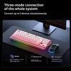 Aula Μηχανικό Πληκτρολόγιο F87 Pro V2 3 Λειτουργιών Ασύρματο 12000mAh Μεγάλη Διάρκεια Μπαταρίας Hot-Swap RGB Προσαρμόσιμο Πληκτρολόγιο E-Sports PC Gaming