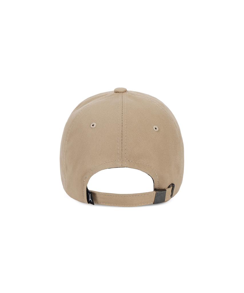 Bajal [Unisex] 3D Monogram Logo Oversized Ball Cap Beige