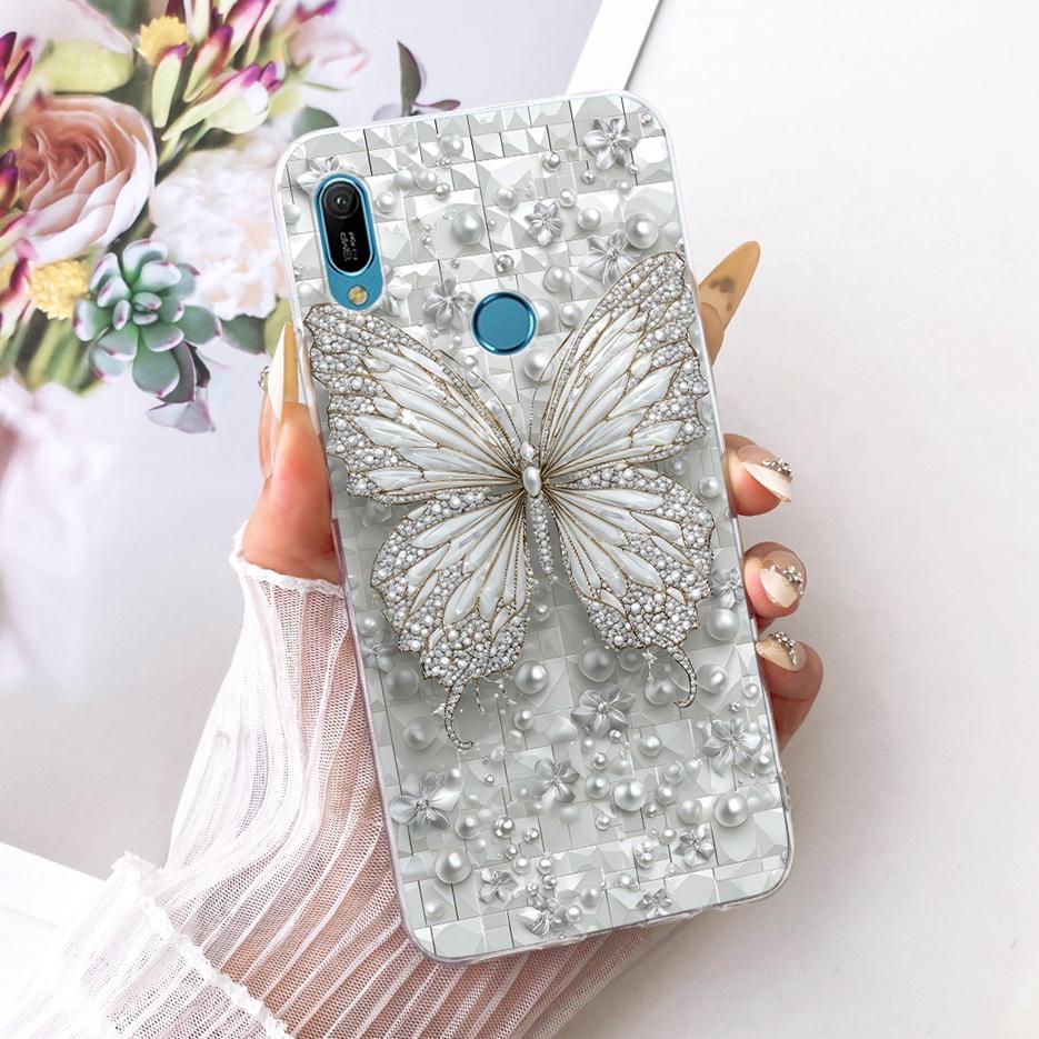 For Huawei Y6s 2019 Case JAT-LX3 Cute Lion Fashion Painted Cover Soft Silicone Case For Huawei Y6 Prime 2019 Y62019 Fundas Coque