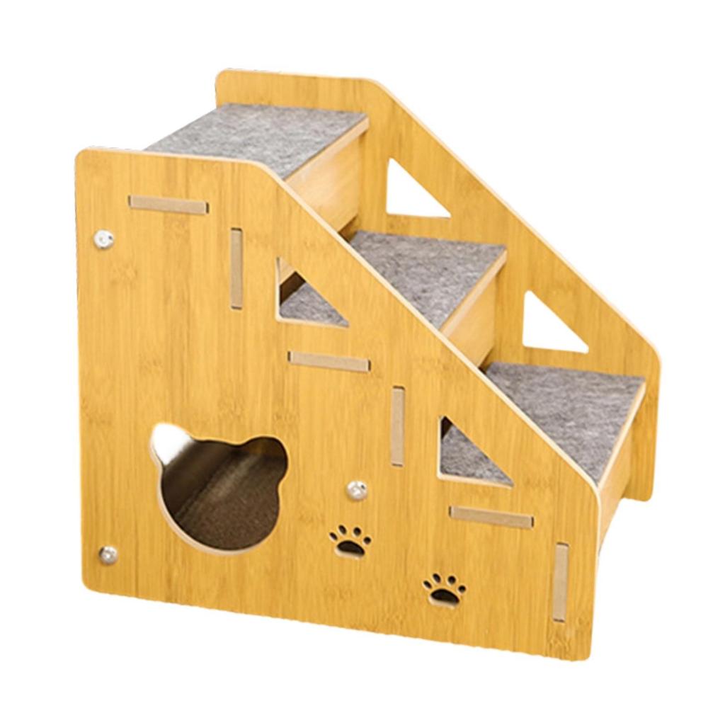 Cat S Dog Ramp Ladder Step with Anti Slip Material Ready to Use for Small Senior Pets Window Sills