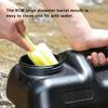 18.5L Drinking Water Canister with Detachable Faucet Portable Camping Bucket Water Storage No Leakage for Outdoor Travel Driving