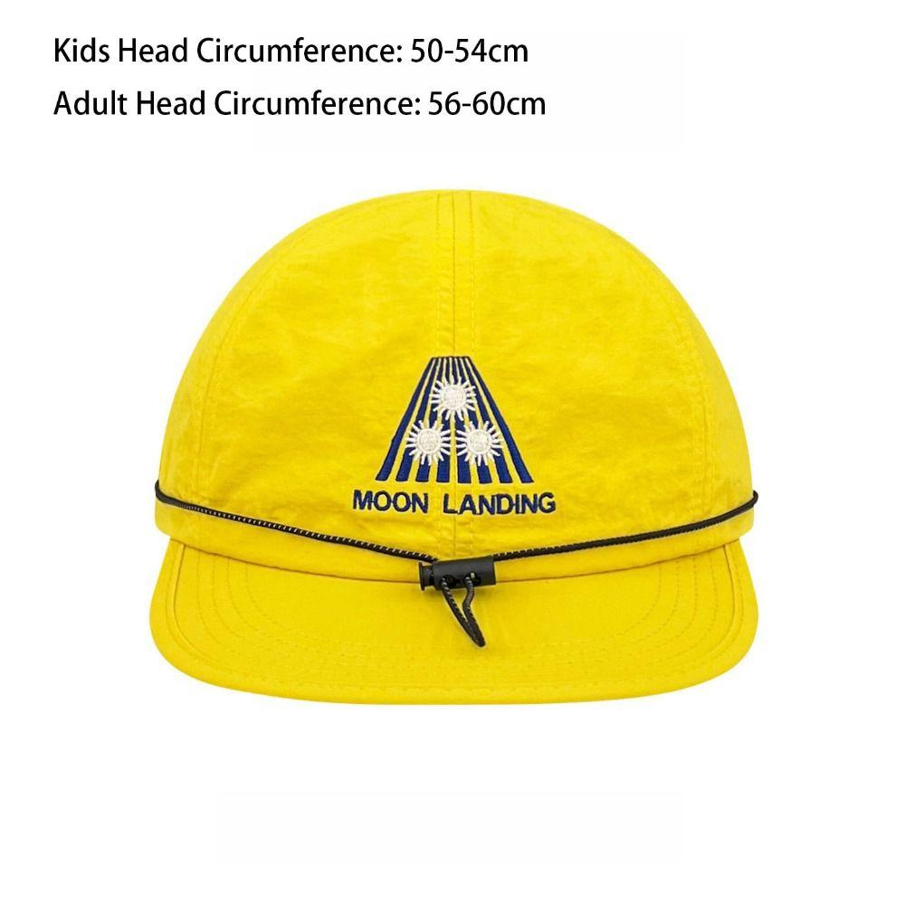 Casual Breathable Parent-Unisex Baseball Caps Quick-Drying Foldable Hip-Hop Caps Sun Protection Adjustable Sunscreen Cap Summer