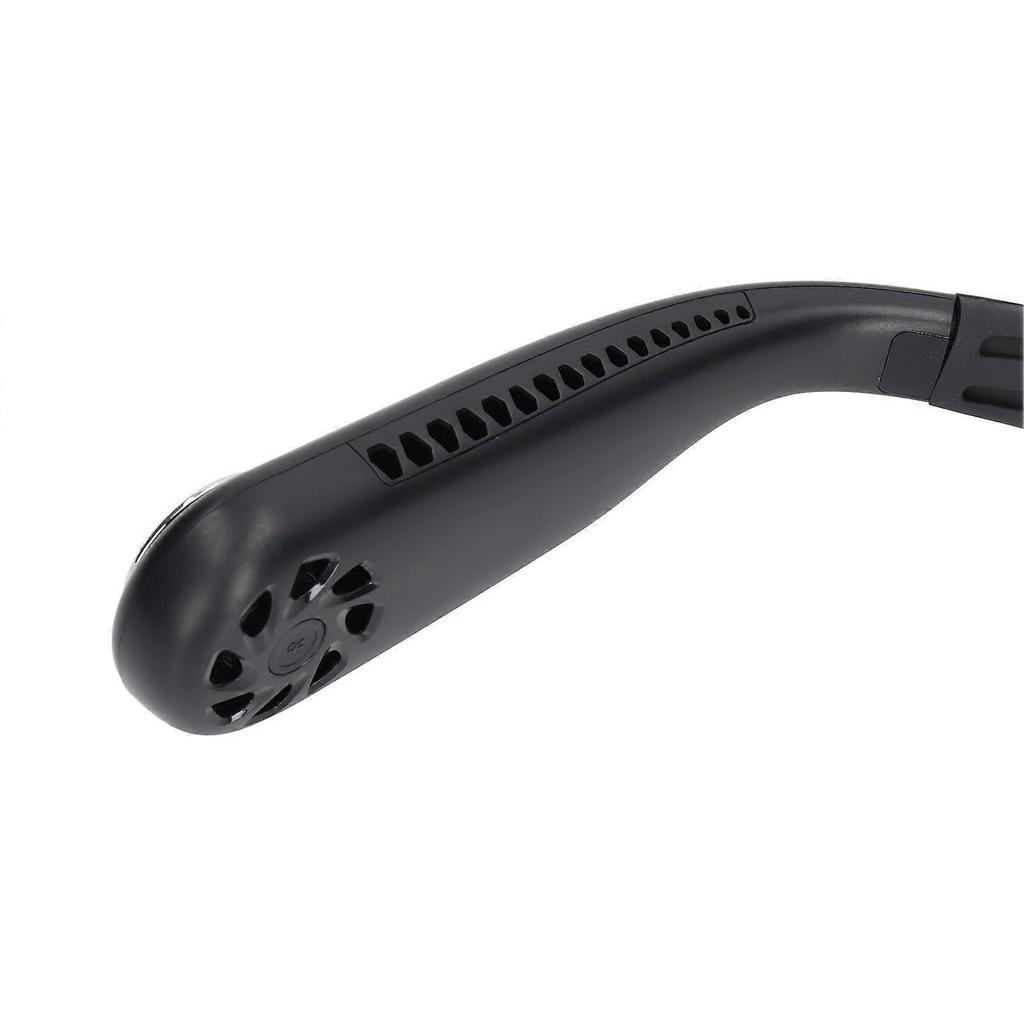 Hanging Neck Fan, 3 Modes, USB Charging, 3600mAh Battery, Adjustable Angle, Quiet, for Home, Office and Travel, Black