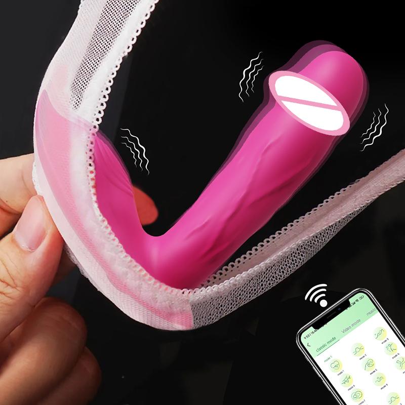 APP Bluetooth Control Sexy Adult Female Vagina Vibrator Female Clitoris Stimulator Dildo Vibrator Adult Sex Toys for Women 18