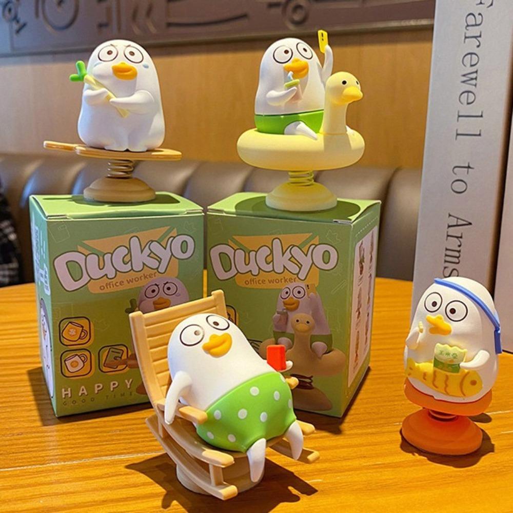 Funny Little Liu Duck Car Decoration Collection Car Bobblehead Figure  Office Desk