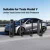 for Tesla Model Y 2025-2025 Under Seat Corner Anti-kick Protector Rear Seat Slide Rails Guard Kit Car Interior Accessories
