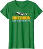 Ukraine Antonov AN225 Mriya Strategic Cargo Aircraft T Shirt Short Sleeve 100 Cotton Casual Tshirts Loose Top Size S3XL