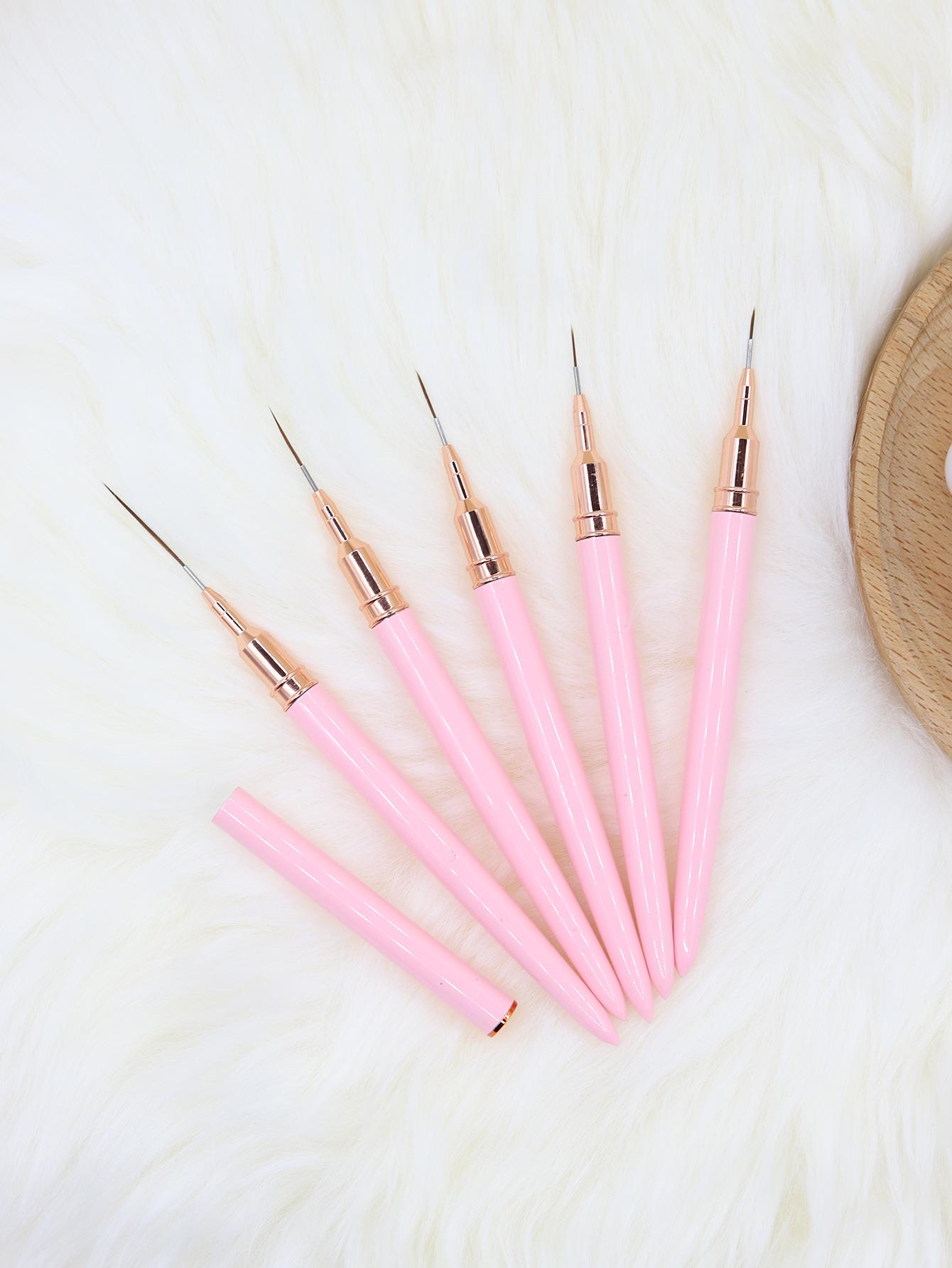 

Pink Ultra-Fine Japanese Style Nail Art Pen Set for Drawing and Detailing