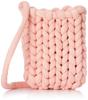 Cuco Fluffy Sweat-Style Chunky Knit Shoulder Bag 2353111212 Pink (320)