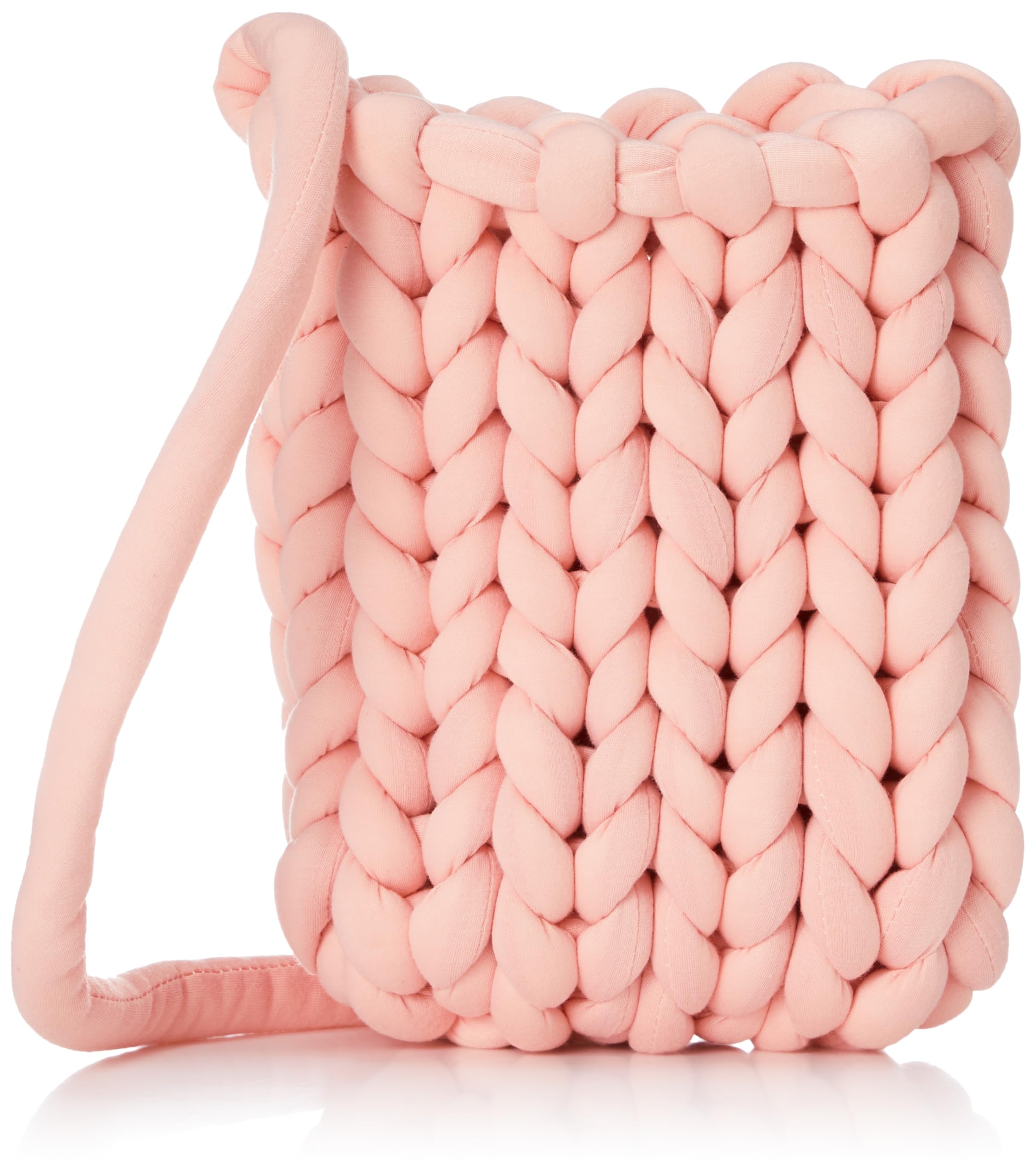 

Cuco Fluffy Sweat-Style Chunky Knit Shoulder Bag 2353111212 Pink (320)